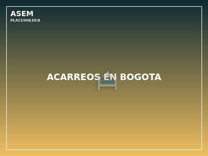 Acarreos en Bogota