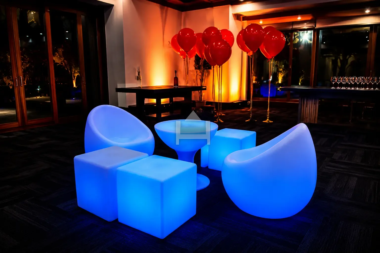 alquiler de salas led para fiestas