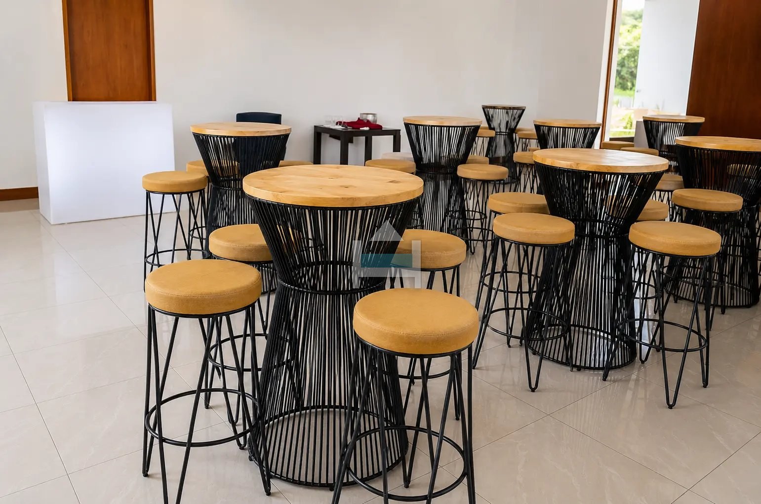 barra de coctel industrial para eventos