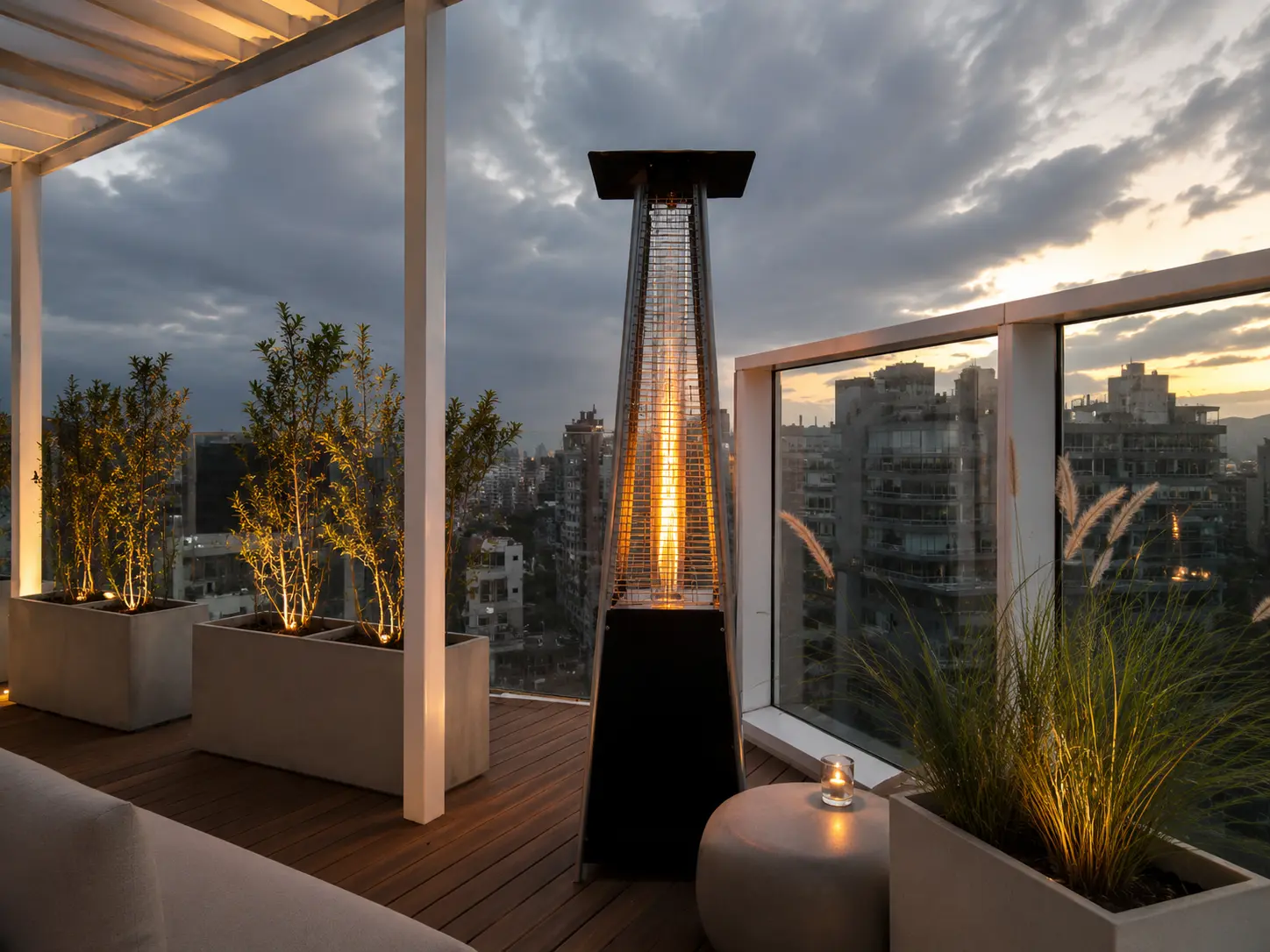 calefactor de ambiente tipo hongo