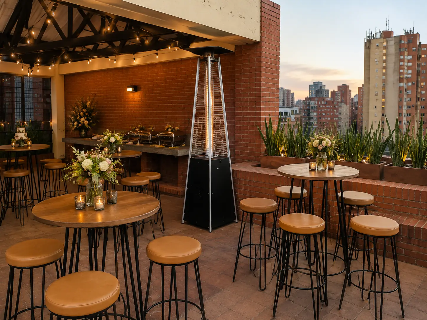 calefactores de ambiente para eventos bogota