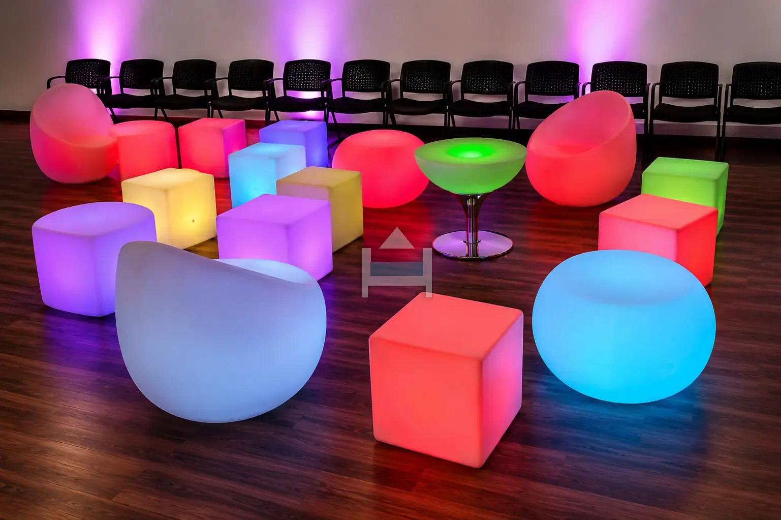 mesas iluminadas para eventos bogota