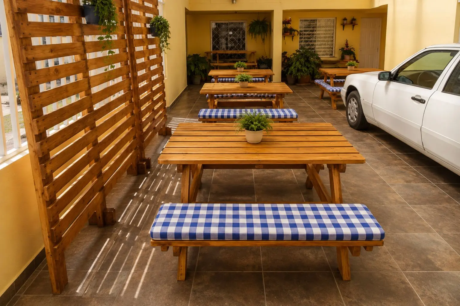 mesas picnic para fiestas en bogota