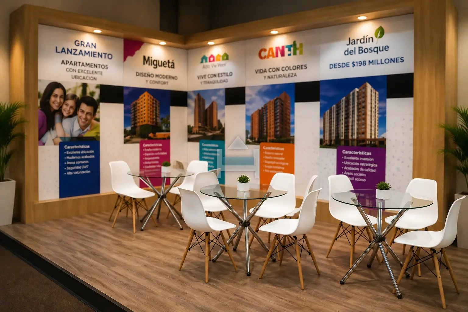 Mobiliario para ferias en Bogota