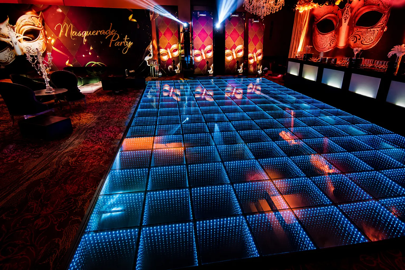 pista de baile led para eventos