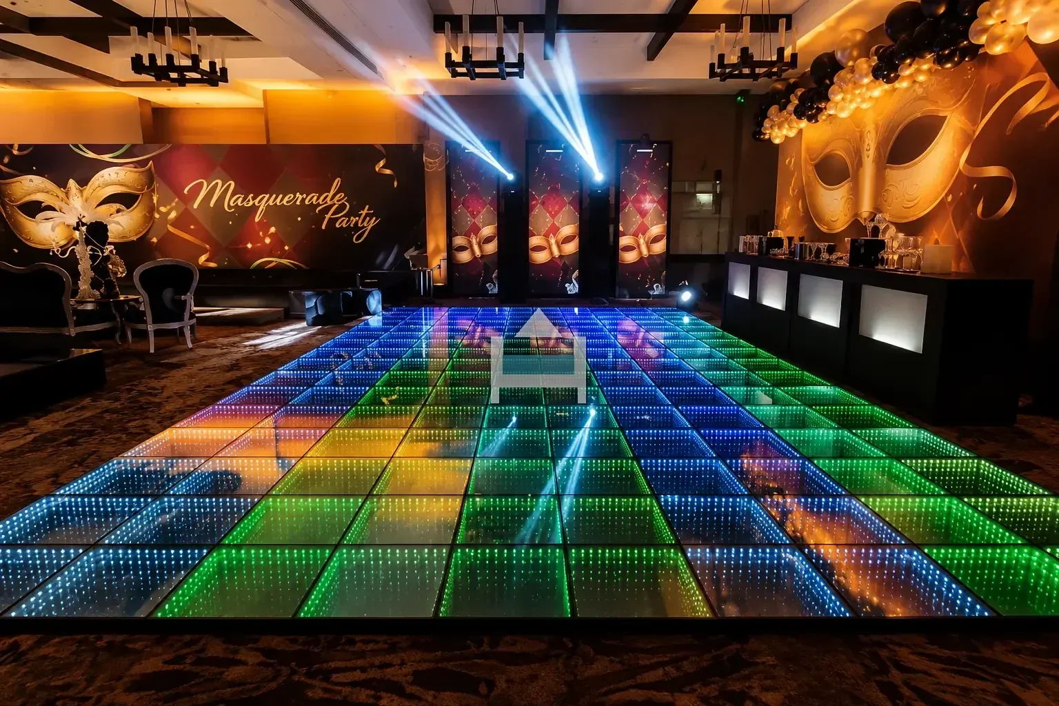 pista de baile led para eventos