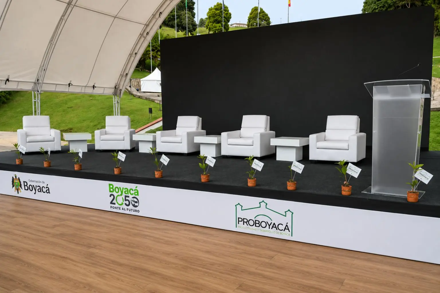 poltronas negras para eventos en bogota
