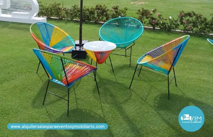 silla acapulco para eventos sociales