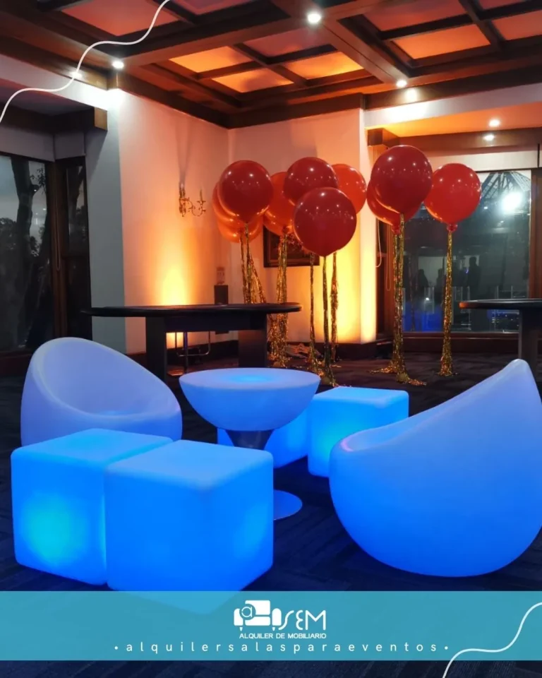 alquiler de mobiliario para fiestas en bogota