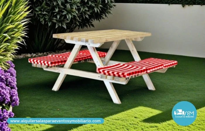 alquiler de mesas picnic para eventos