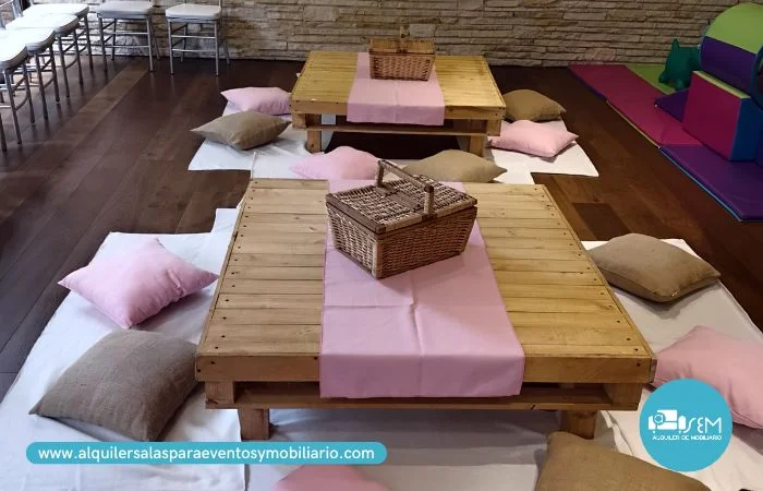 alquiler de mobiliario para fiestas en jardines