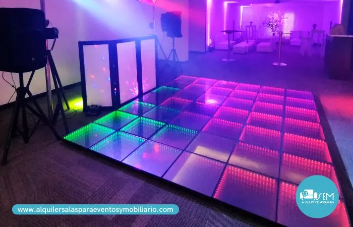 alquiler de pistas de baile para fiestas
