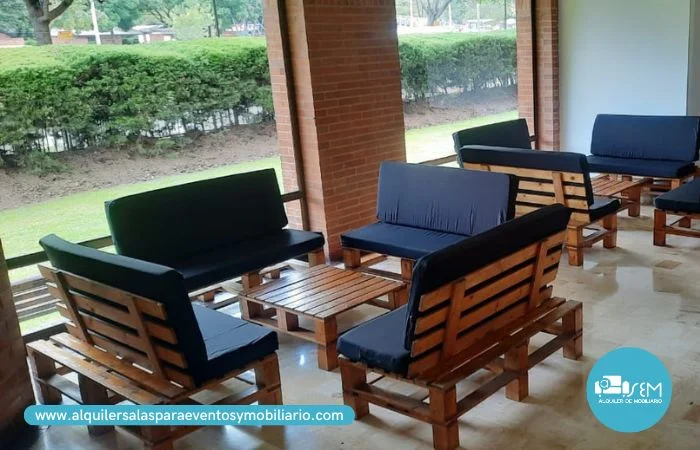 salas en madera en alquiler bogota