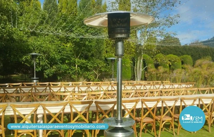 alquiler de calefactor de hongo