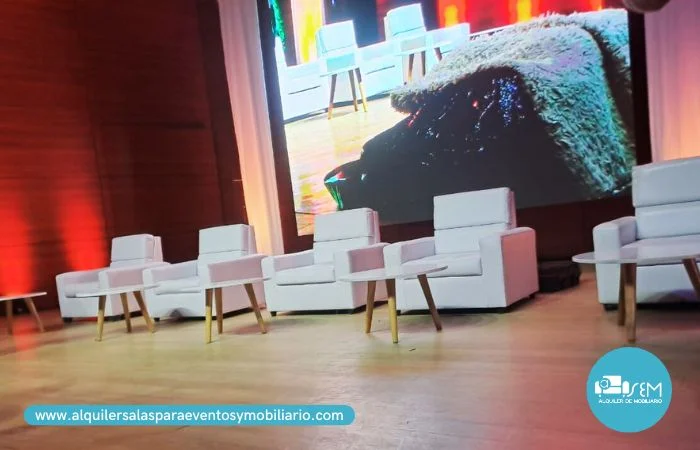 poltronas para eventos empresariales