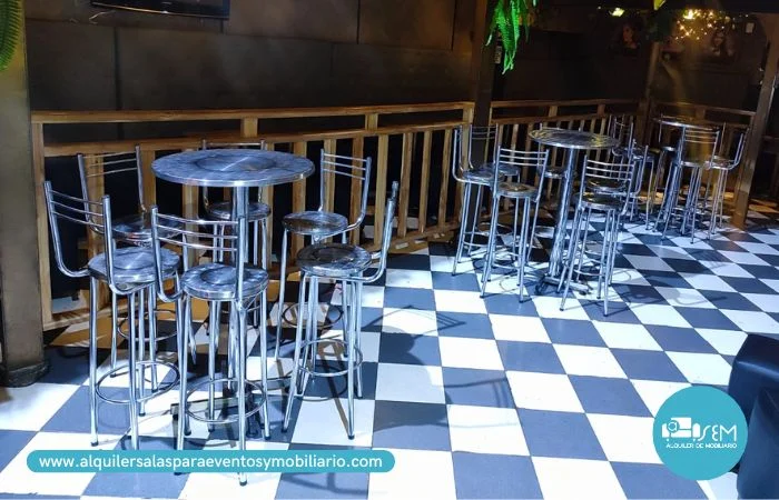 sillas de coctel para fiestas